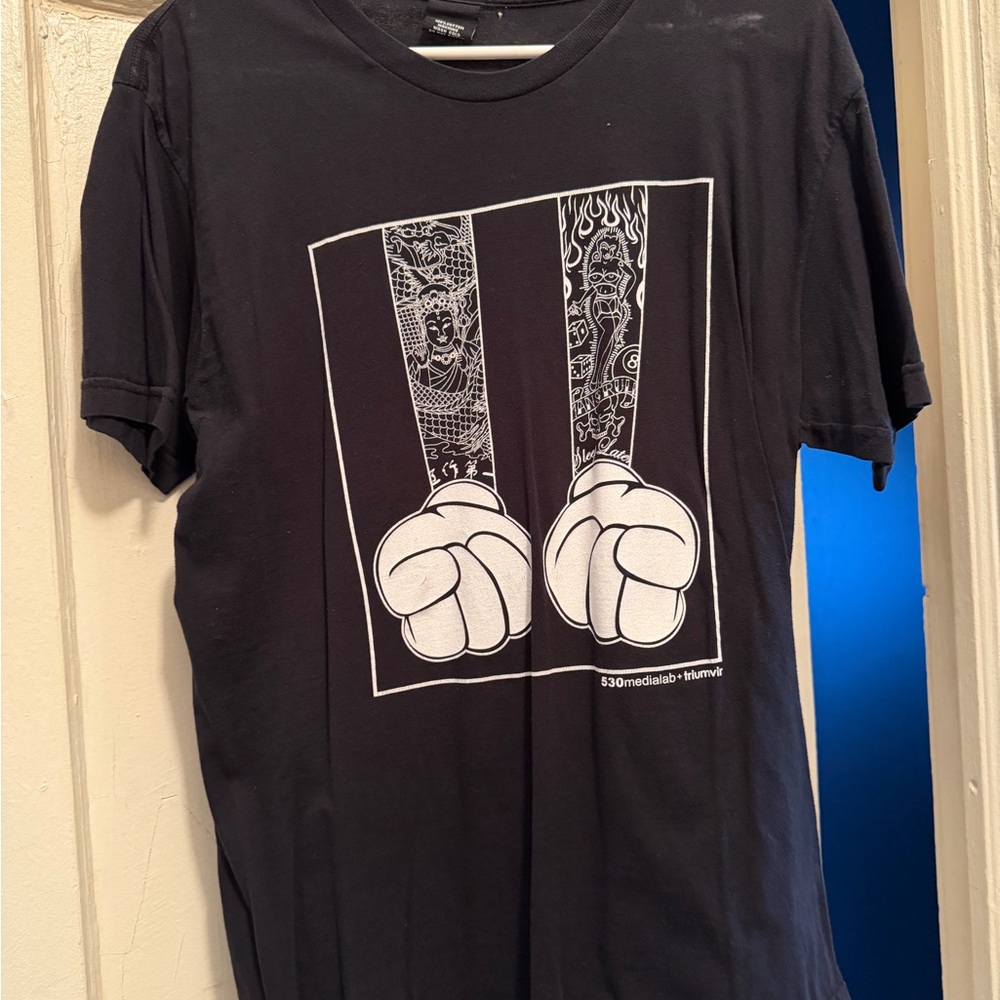Black TRIVMVIR T-Shirt
